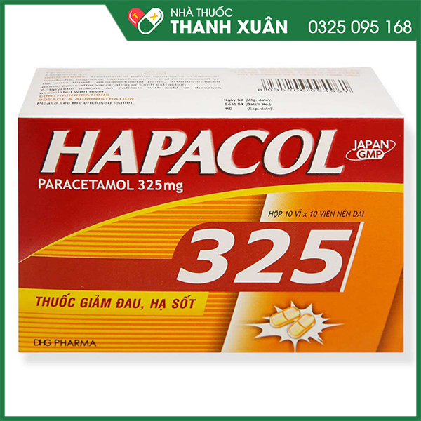 Hapacol 325 thuốc giảm đau, hạ sốt nhanh